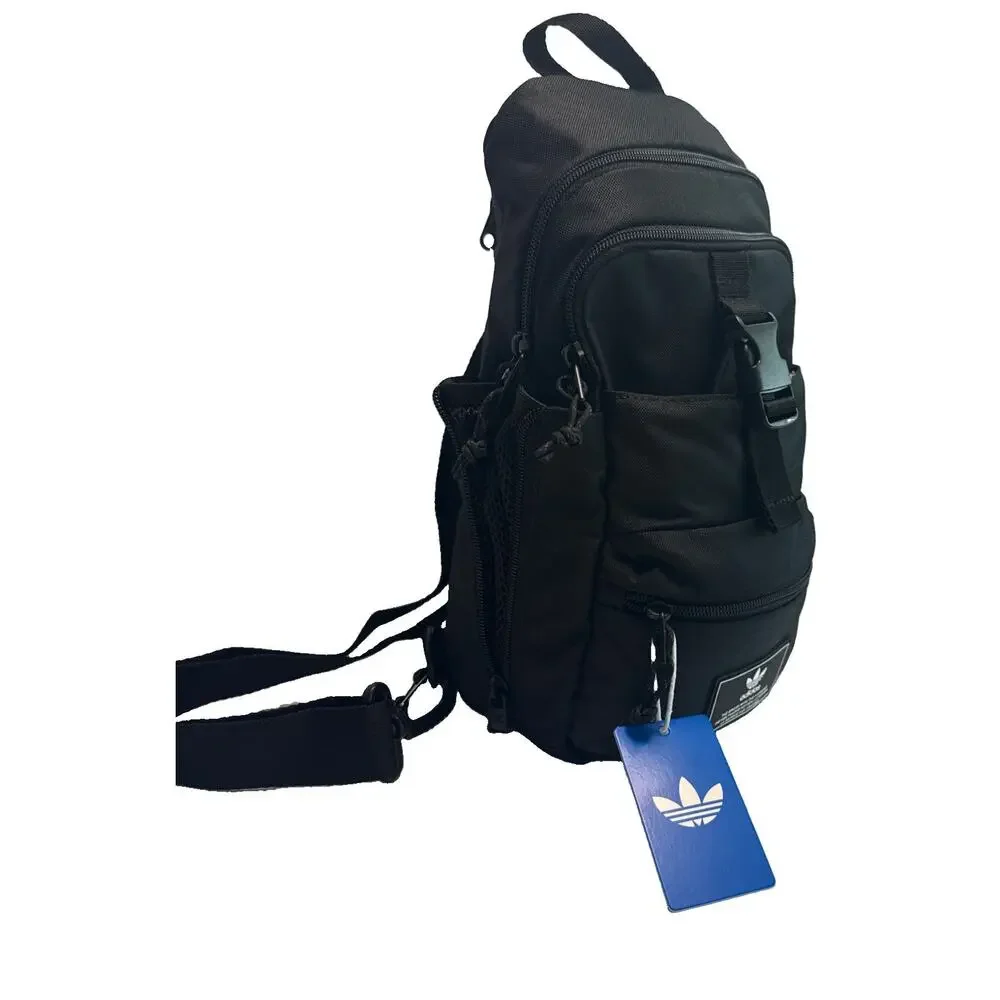 adidas Originals Utility Crossbody Sling Bag with Water Bottle Sleeve Ships FREE